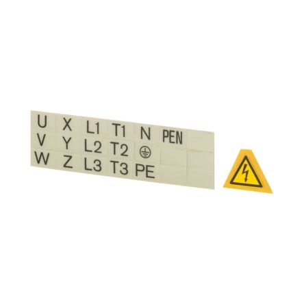 Eaton Moeller Series NZM Marker Label for use with N(N/O)3(-4), N(N/O)4(-4), NZM3(-4), NZM4(-4), PN3(-4)