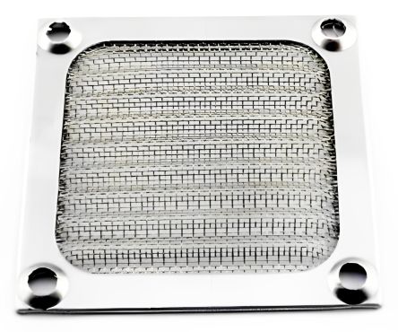 RS PRO Fan Filter for 80mm Fans, Stainless Steel Filter, Aluminium Frame, 80 x 80mm