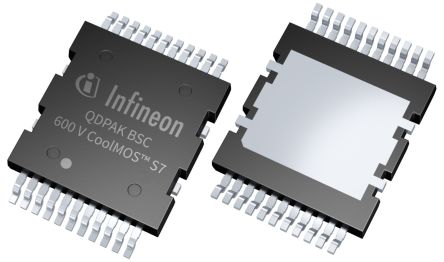 Infineon 600V CoolMOS SiC N-Channel MOSFET, 30 A, 600 V, 22-Pin PG-HDSOP-22 IPQC60R017S7XTMA1