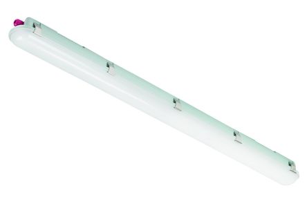 RS PRO 30 → 55W LED Batten Light, 100 → 240V ac LED Batten, 1 Lamp, Anti-corrosive, 1200mm Long, IP65