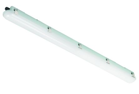 RS PRO 30 → 55 W Integrated LED Microwave Sensor Batten Light, 100 → 240 VAC LED Batten, 1 Lamp,