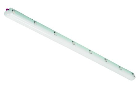 RS PRO 40 → 80W LED Batten Light, 100 → 240V ac LED Batten, 1 Lamp, Anti-corrosive, 1800mm Long, IP65