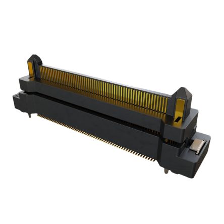 HARWIN FLECTO Series Vertical SMT Mount PCB Header, 120 Contact(s), 0.5mm Pitch, 2 Row(s), Shrouded