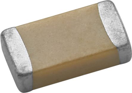 Vishay 56pF Multilayer Ceramic Capacitor MLCC, 2kV dc V, 6%, SMD