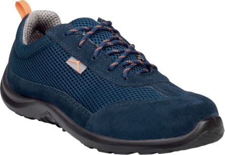Delta Plus COMO S1P SRC Unisex Navy Blue Stainless Steel Toe Capped Work Shoes, UK 12, EU 47
