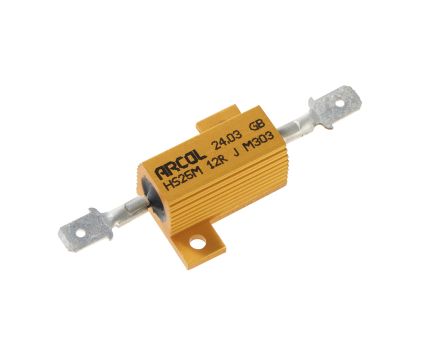 Arcol 25W Aluminium Chassis Mount Resistor HS25M 2R2 J M303 5%