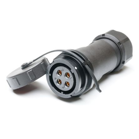 RS PRO Industrial Circular Connectors, 4 Contacts, In-line, SY21 Connector, Socket, Female, IP67