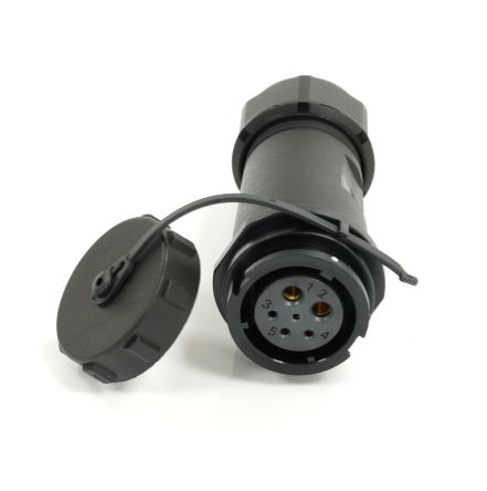 RS PRO Industrial Circular Connectors, 6 Contacts, In-line, SY21 Connector, Socket, Female, IP67