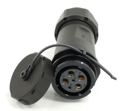 RS PRO Industrial Circular Connectors, 6 Contacts, In-line, SY21 Connector, Socket, Female, IP67
