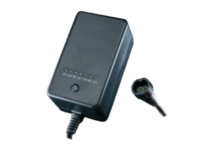 RS PRO 12W Plug-In AC/DC Adapter 3, 4.5, 5, 6, 7.5, 9, 12V dc Output, 1A Output