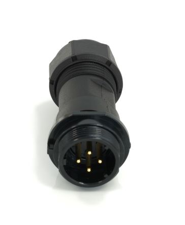 RS PRO Industrial Circular Connectors, 4 Contacts, In-line, SP17 Connector, Socket, Male, IP68