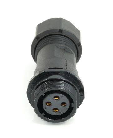 RS PRO Industrial Circular Connectors, 4 Contacts, In-line, SP17 Connector, Socket, Female, IP68