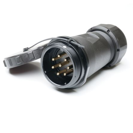 RS PRO Industrial Circular Connectors, 8 Contacts, In-line, SP29 Connector, Socket, Male, IP68