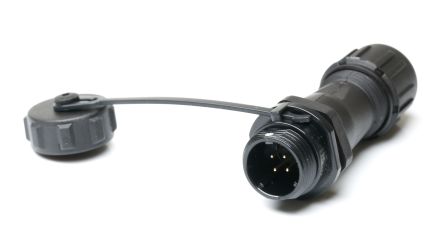 RS PRO Industrial Circular Connectors, 4 Contacts, In-line, SP11 Connector, Socket, Male, IP68