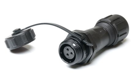RS PRO Industrial Circular Connectors, 3 Contacts, In-line, SP11 Connector, Socket, Female, IP68