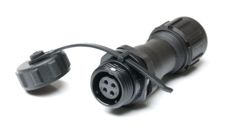 RS PRO Industrial Circular Connectors, 4 Contacts, In-line, SP11 Connector, Socket, Female, IP68