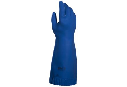 Mapa Alto 298 Blue Natural Latex Abrasion Resistant, Chemical Resistant, Cut Resistant, Puncture Resistant, Tear