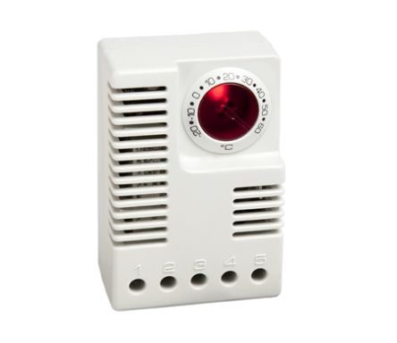 RS PRO Changeover Thermostat, 8A, 240 V ac, +20 → 60 °C