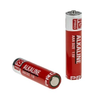 RS PRO Alkaline AAA Batteries 1.5V