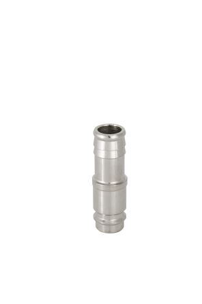 RS PRO Steel Female, Male Pneumatic Quick Connect Coupling, 9mm Hose Barb