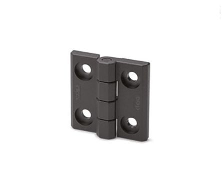 Elesa PA Hinge Pin with a Fixed Pin, Screw Fixing, 60mm x 60mm x 15mm