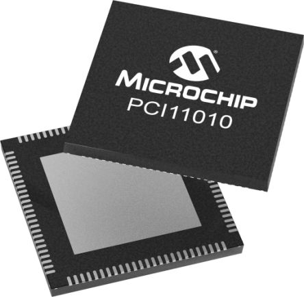 Microchip PCI11010/ZVX, Ethernet Transceiver, 10Gbit/s SPI, USB, 100-Pin DRQFN