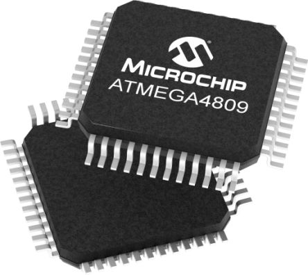 Microchip, 8bit ATmega4809, ATmega Microcontroller, 20MHz, 48 Kb EEPROM, 32-Pin TQFP