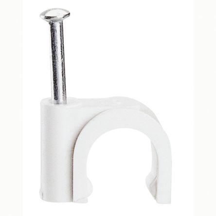 Legrand White Plastic Round, 10mm Max. Bundle