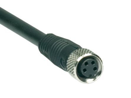 Schmersal Circular Connector, 4 Contacts, Cable, M8 Connector, Socket, Female, IP65, IP67, A-K4P-M8 Series