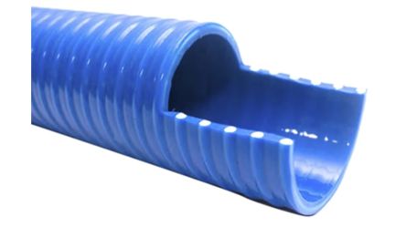 RS PRO PVC, Flexible Tube, 32mm ID, 40.8mm OD, Blue, 5m