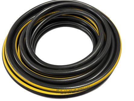 RS PRO Air Hose Black, Yellow TPE 16mm x 100m
