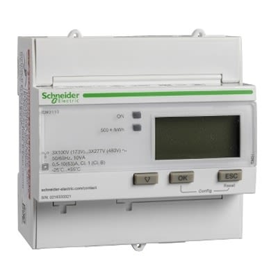 Schneider Electric Acti9 Series Metering Panel Kit for Use with Acti9 Isobar B Distribution Board