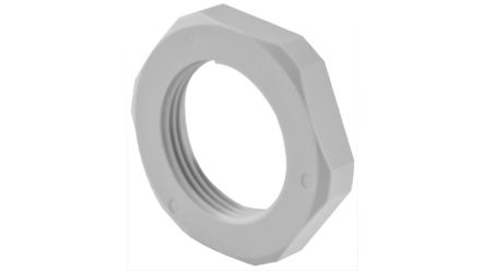 NEMIQ Grey Nylon Cable Gland Locknut, PG 9mm Thread