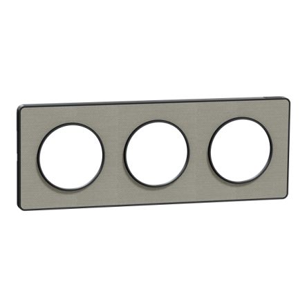 Schneider Electric Grey 3 Gang Cover Plate