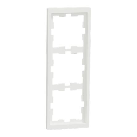 Schneider Electric White 3 Gang Frame