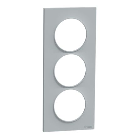 Schneider Electric Grey 3 Gang Cover Plate