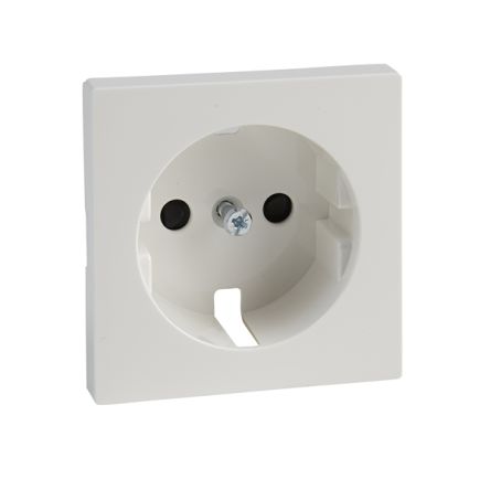 Schneider Electric MTN White 1 Gang Plug Socket, 2P + E Poles, Schuko