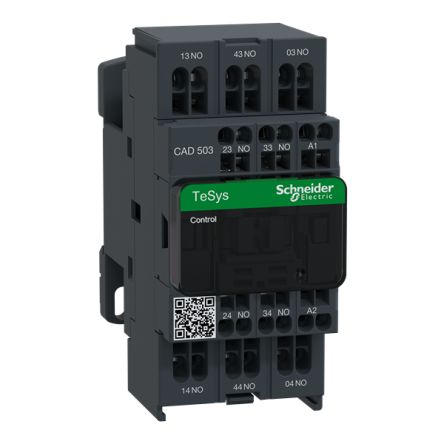Schneider Electric CAD503 Control Relay 5NO, 10 A Contact Rating, 48 V, CAD503