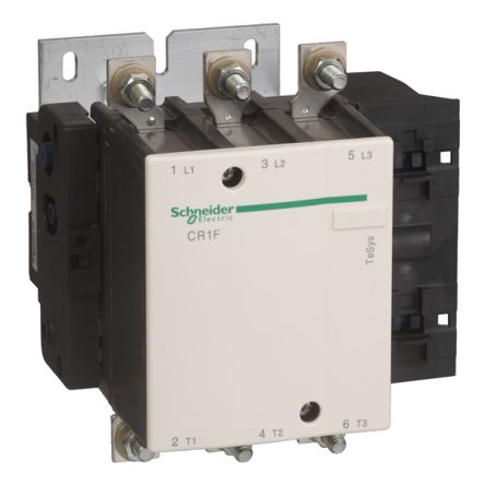 Schneider Electric TeSys TeSyS F Contactor, 127 V Coil, 3-Pole, 265 A, 132 kW, 3NO, 127 V