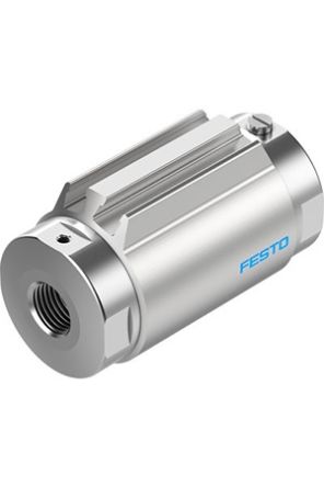 Festo VZQA-C-M22C Series Threaded Pinch Valve, G 1/4 Inlet Port x G 1/4 Outlet Port, VZQA-C-M22C-6-GG-ALALE-4