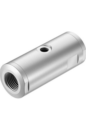 Festo VZQA-C-M22U Series Threaded Pinch Valve, G 1/2 Inlet Port x G 1/2 Female Outlet Port,