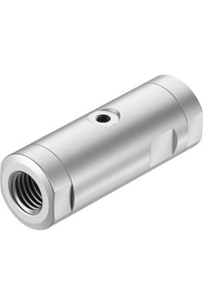 Festo VZQA-C-M22U Series Threaded Pinch Valve, G 1/4 Inlet Port x G 1/4 Outlet Port, VZQA-C-M22U-6-GG-V4V4E-4-EXA