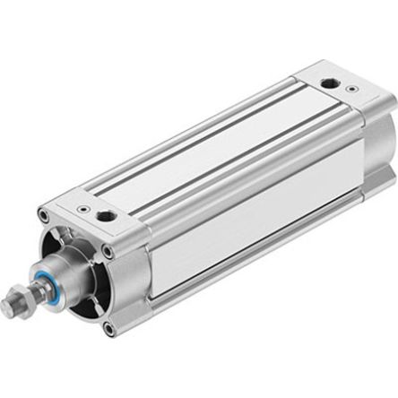 Festo Pneumatic Piston Rod Cylinder - DSBC-100-250-D3-PPVA-N3, 100mm Bore, 250mm Stroke, DSBC Series, Double Acting