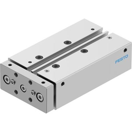 Festo Pneumatic Guided Cylinder - DFM-16-50-B-PPV-A-KF, 16mm Bore, 50mm Stroke, DFM Series, Double Acting