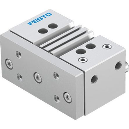 Festo Pneumatic Guided Cylinder - DFM-63-25-P-A-KF-F1A, 63mm Bore, 25mm Stroke, DFM Series, Double Acting