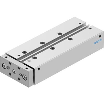 Festo Pneumatic Guided Cylinder - DFM-16-100-B-PPV-A-GF, 16mm Bore, 100mm Stroke, DFM Series, Double Acting