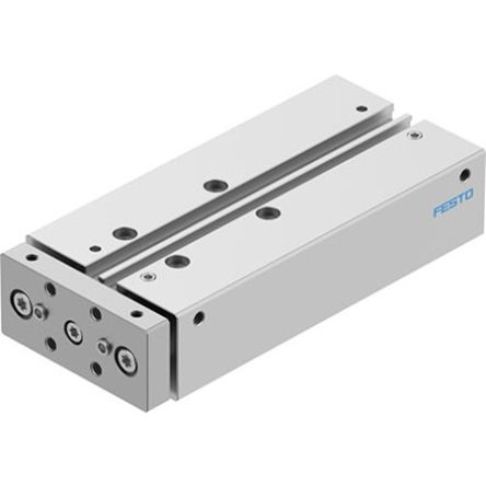 Festo Pneumatic Guided Cylinder - DFM-16-80-B-PPV-A-KF, 16mm Bore, 80mm Stroke, DFM Series, Double Acting