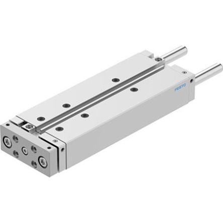 Festo Pneumatic Guided Cylinder - DFM-20-160-B-PPV-A-GF, 20mm Bore, 160mm Stroke, DFM Series, Double Acting