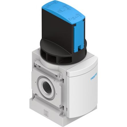 Festo MS6 Filter Regulator, 10 bar, MS6-EM1FR-1/2-D6-E-P-M-AG-BAR-WP-F1A-B
