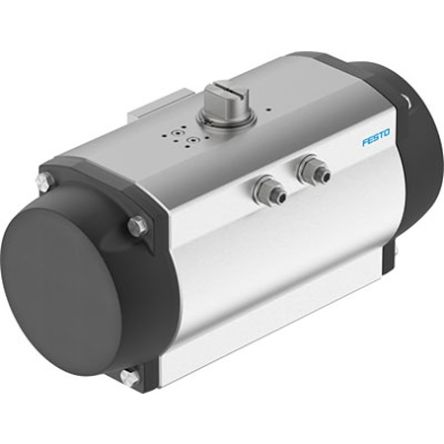 Festo DFPD Series 8 bar Single Action Pneumatic Rotary Actuator, 90° Rotary Angle